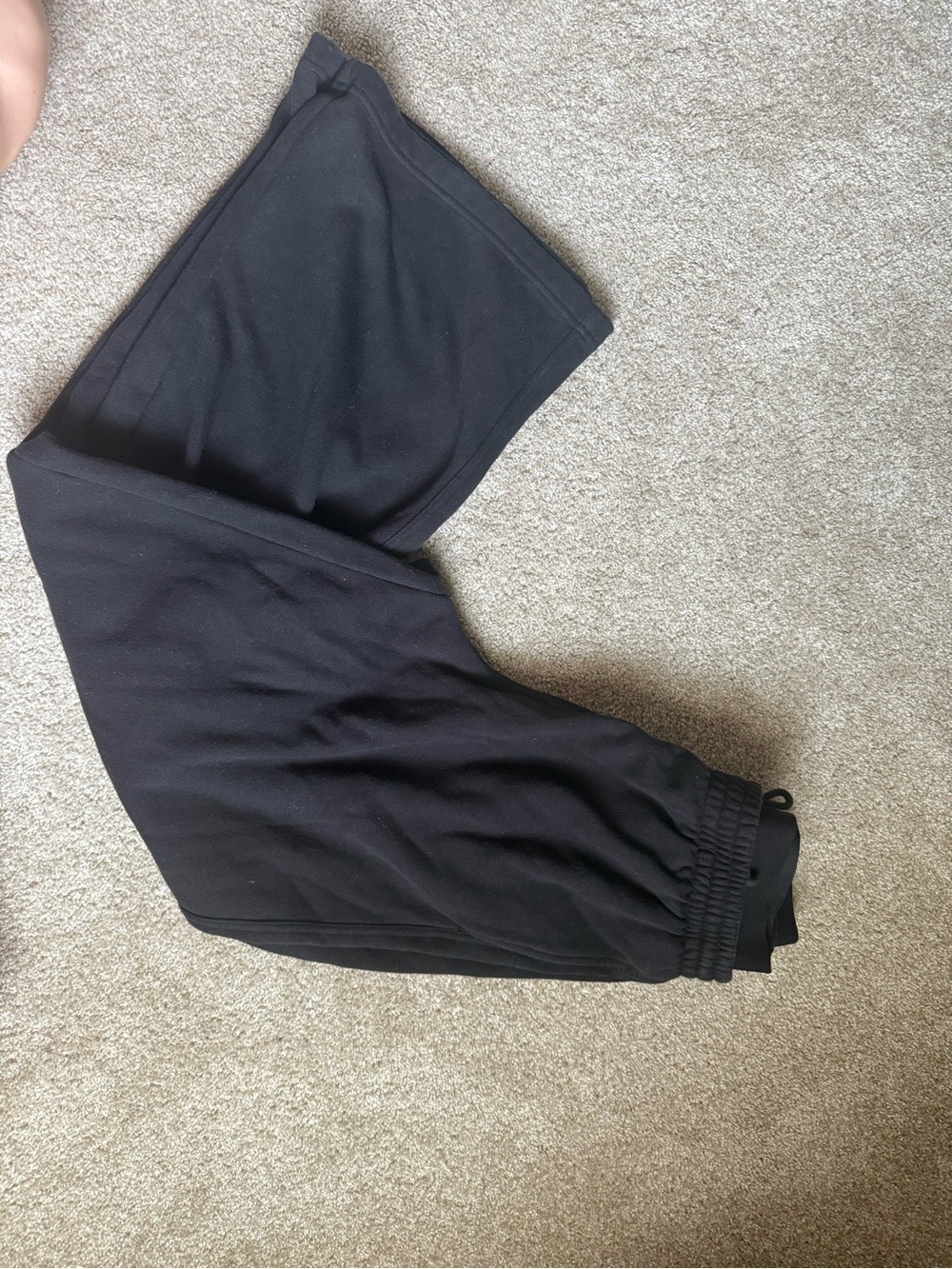 SKIMS Wide Leg Pants in Black
